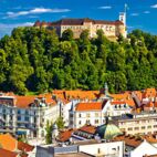 City of Ljubljana panoramic view Von xbrchx