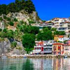 Colorful Greece series - beautiful coastal town Parga |  Von Freesurf