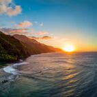 Aerial View of Hawaii's Na Pali Coast, Kauai Von Marcel