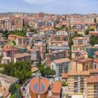 Panoramic aerial view of Potenza city, regional capital of Basilicata, Italy. .... Von Stefano TaTammaro